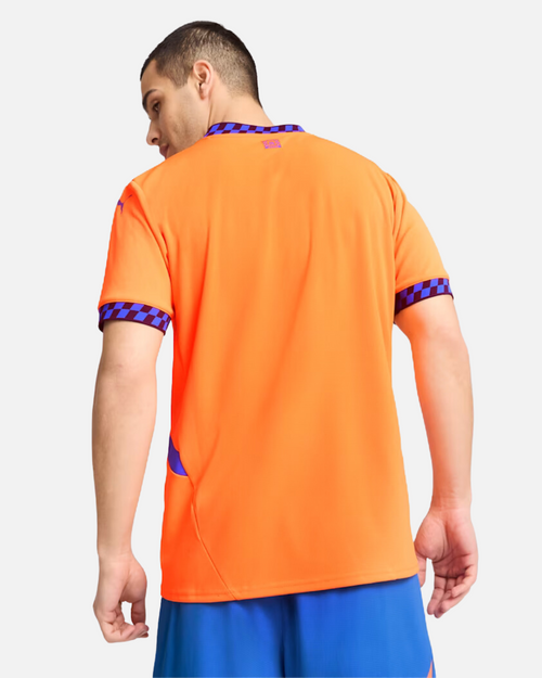 Camiseta TERCERA OM 2024/2025 Naranja/Azul - Footkorner