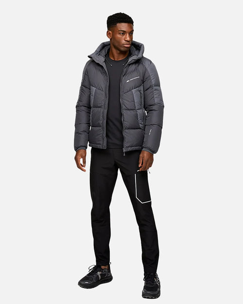 Monterrain Explorer Down Puffer Jacket - Grey/Black - Footkorner