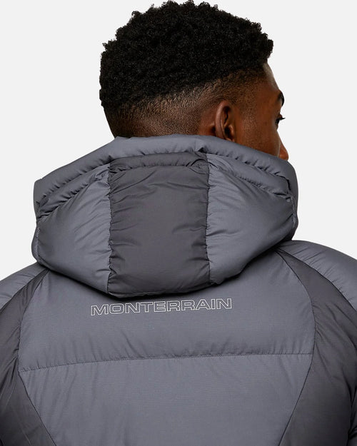 Monterrain Explorer Down Puffer Jacket - Grey/Black - Footkorner