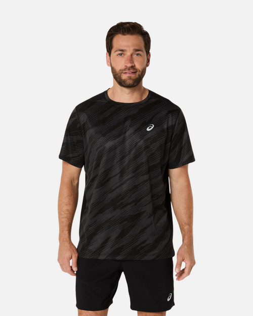 T-shirt Asics Core All Over Print - Nera - Footkorner