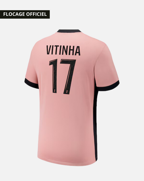 PSG Third 2024/2025 flocking - Vitinha - Footkorner