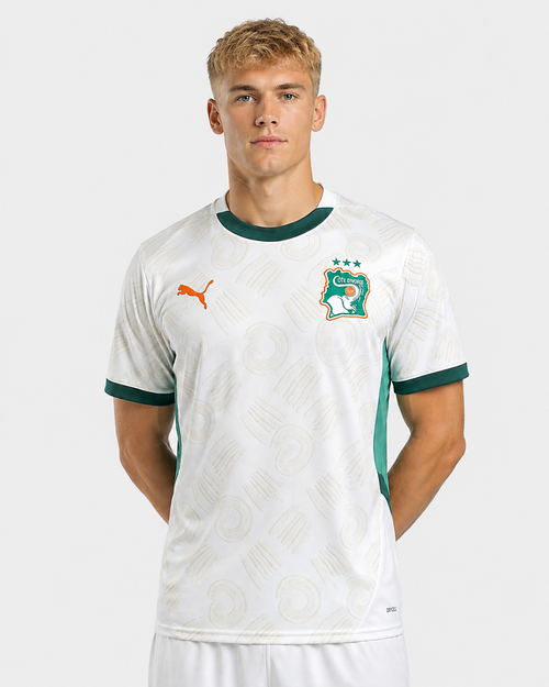 Camiseta visitante Costa de Marfil CAN 2025 - Blanco - Footkorner