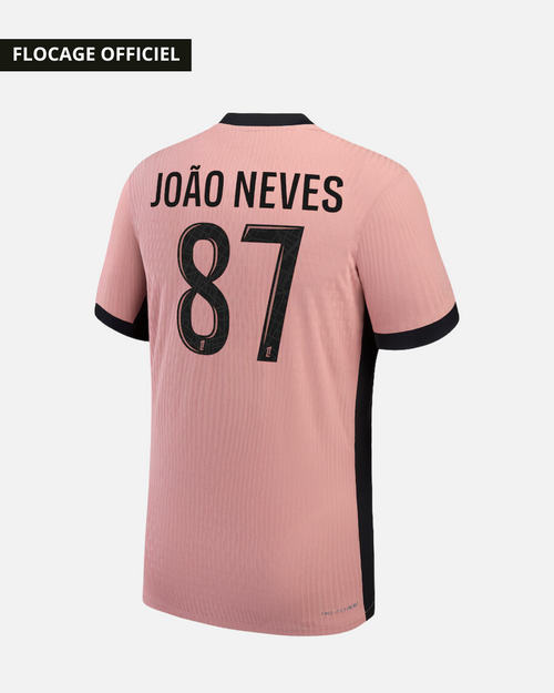 Flocage PSG Third 2024/2025 - Joao Neves - Footkorner