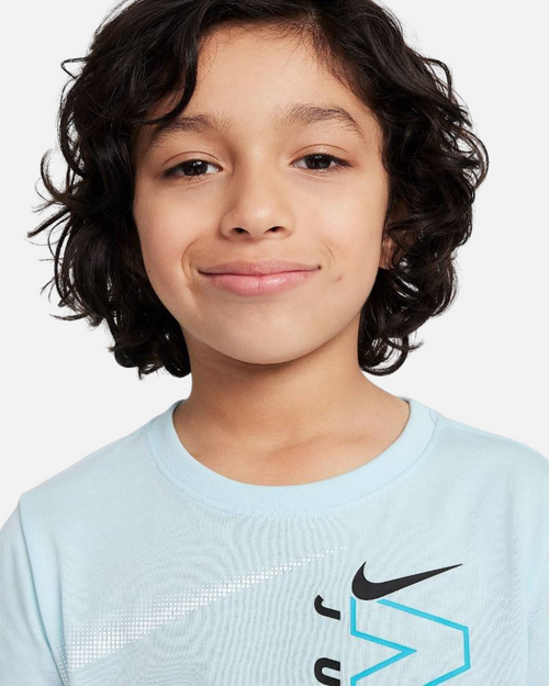 Ensemble T-shirt Short Nike Enfant - Bleu/Noir - Footkorner