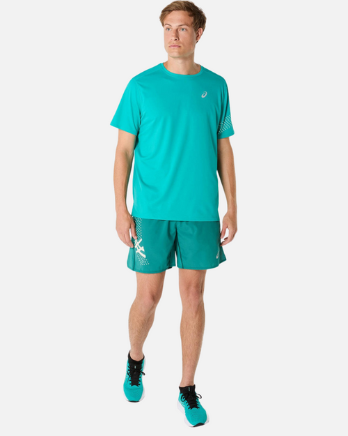 Asics Icon T-shirt - Blue - Footkorner
