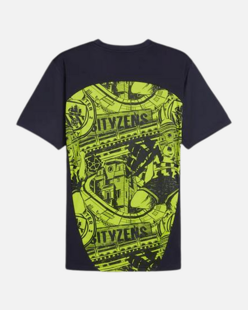 Maillot Pré-Match Manchester City 2024/2025 - Jaune/Bleu - Footkorner