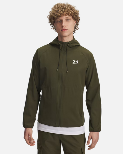 Under Armor Running Stretch Woven Jacket - Khaki - Footkorner