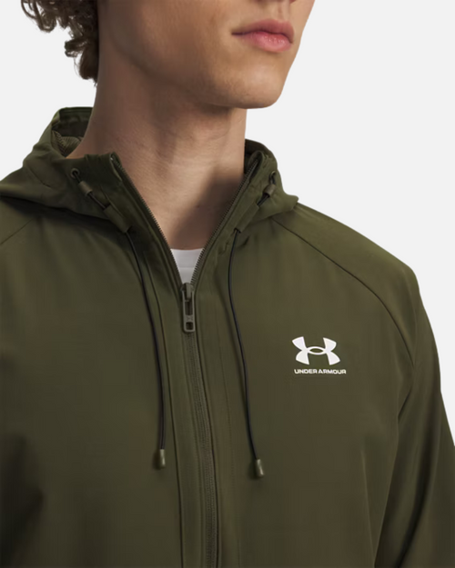 Under Armor Running Stretch Woven Jacket - Khaki - Footkorner