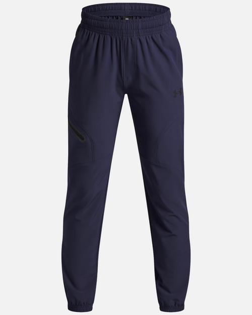Under Armor Running Unstoppable Woven Junior Pants - Blue - Footkorner