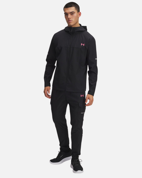 Chaqueta Under Armour Tech Utility Woven - Negro/Rosa - Footkorner
