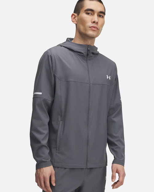 Under Armor Tech Utility Woven Jacket - Gray - Footkorner