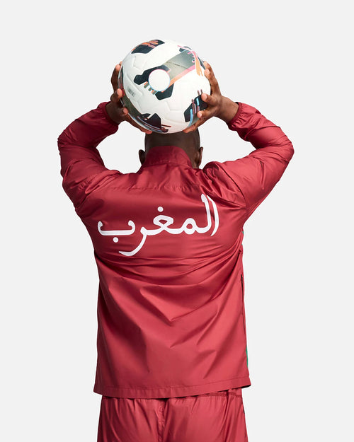 Trainingsjacke Marokko 2025/2026 - Rot - Footkorner