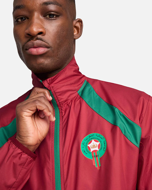 Trainingsjacke Marokko 2025/2026 - Rot - Footkorner