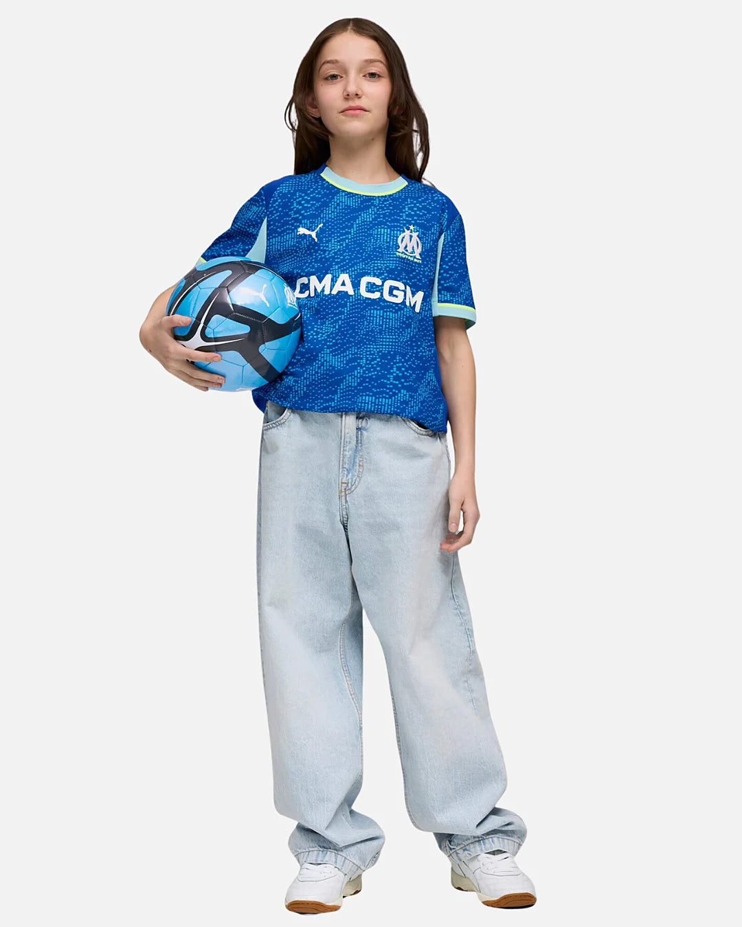 Maillot OM 2025/2026 Third Junior - Bleu