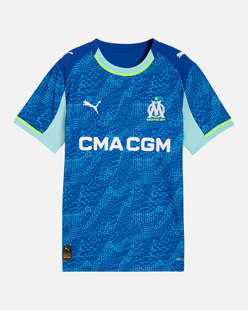 OM Trikot 2025/2026 Drittes Junior - Blau - Footkorner