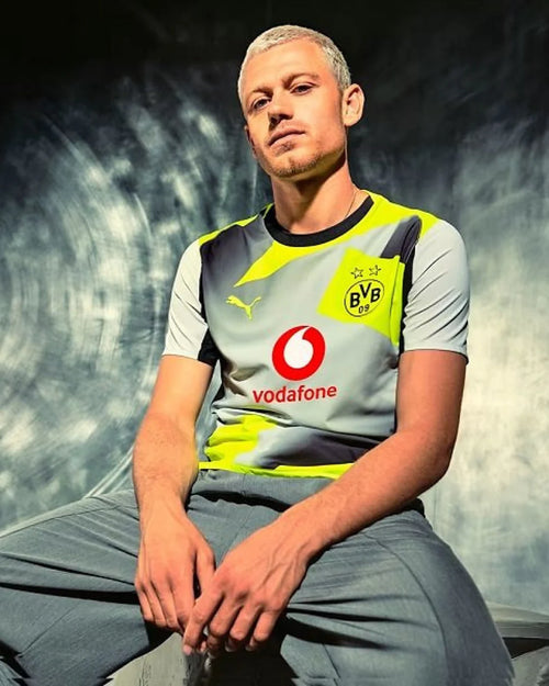 Maillot Extérieur Dortmund 2025/2026 - Jaune/Blanc/Noir - Footkorner