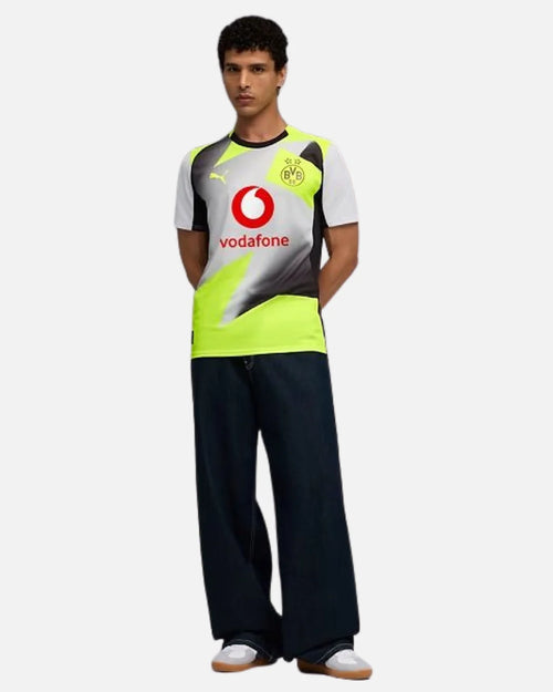 Maillot Extérieur Dortmund 2025/2026 - Jaune/Blanc/Noir - Footkorner