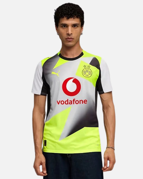 Maillot Extérieur Dortmund 2025/2026 - Jaune/Blanc/Noir - Footkorner