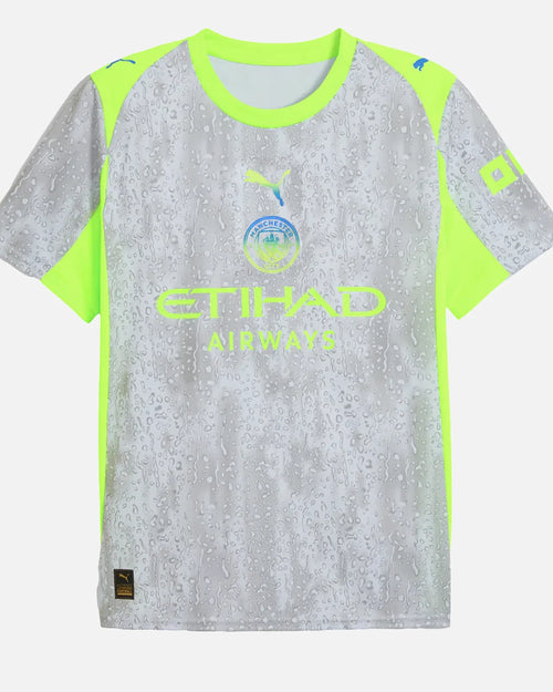 Manchester City Third Kit 2025/2026 - White/Yellow - Footkorner
