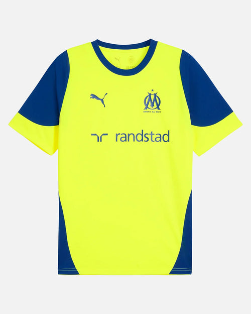Maillot d'entraînement OM 2025/2026 - Jaune/Bleu - Footkorner