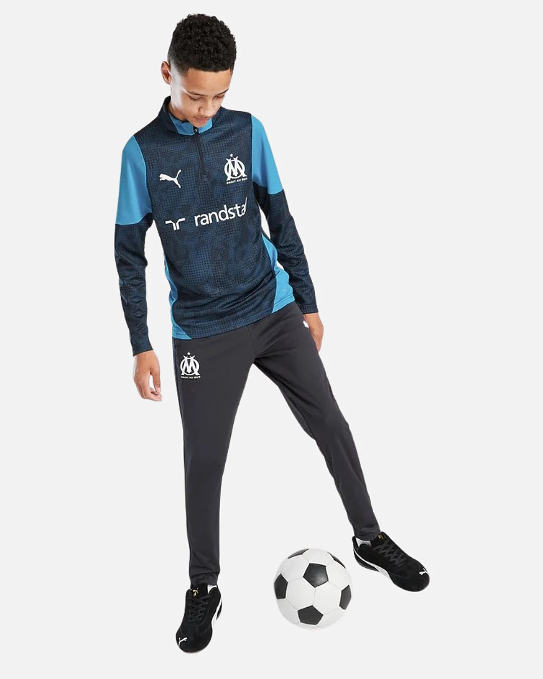 Pantalon de survêtement OM 2025/2026 Junior - Bleu