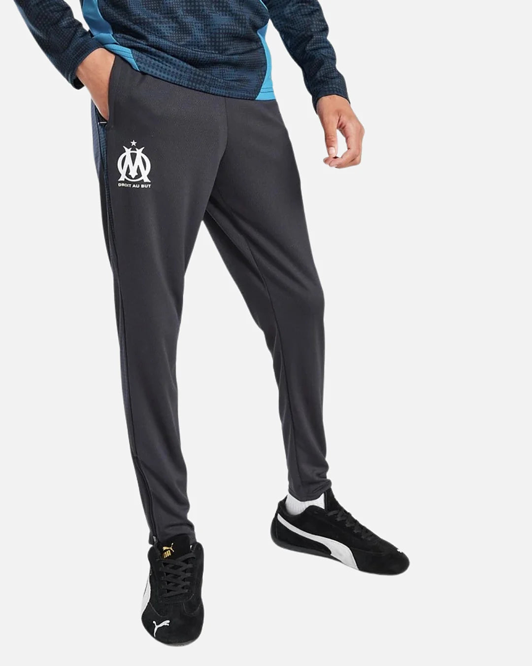 Pantalon de survêtement OM 2025/2026 Junior - Bleu