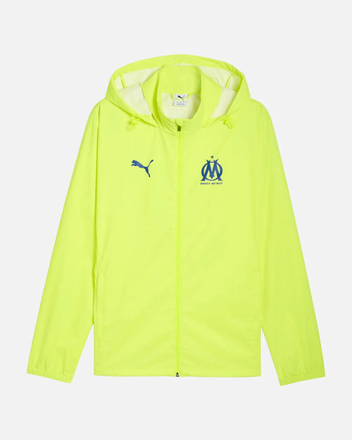 Haut d'entraînement OM All Weather 2025/2026 - Jaune - Footkorner