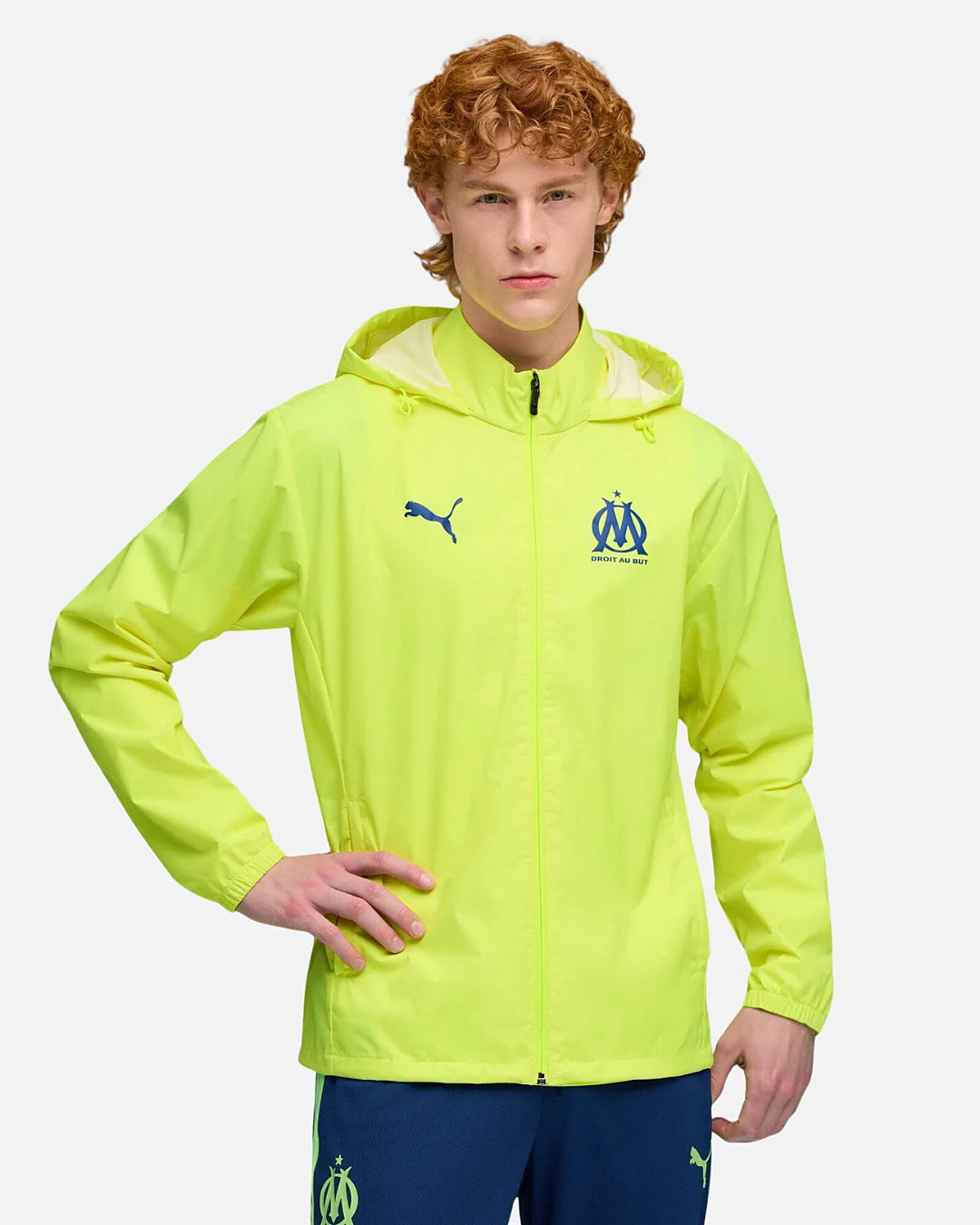 Haut d'entraînement OM All Weather 2025/2026 - Jaune