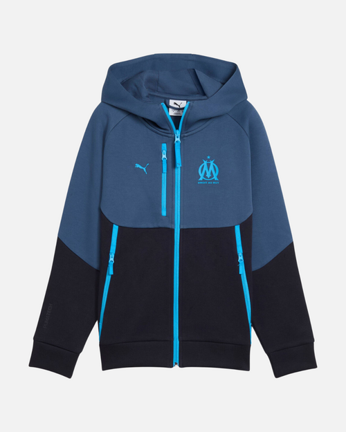 OM Trainingsjacke 2025/2026 Kinder - Blau/Schwarz - Footkorner