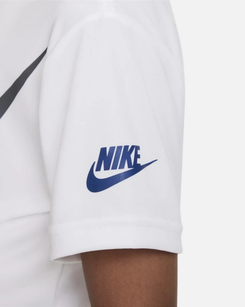 Set maglietta/pantaloncini Nike Sportswear Kids - bianco/blu - Footkorner