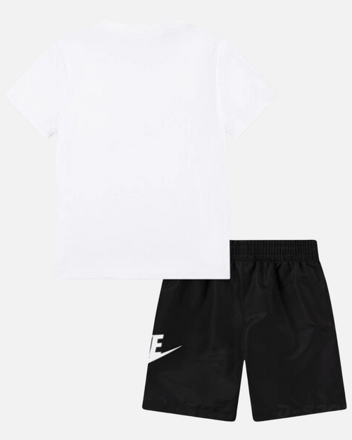 Ensemble T-shirt Short Nike Enfant - Blanc/Noir - Footkorner