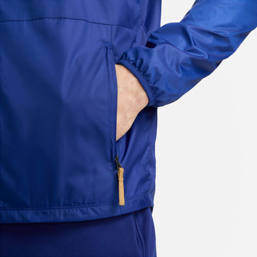 Chelsea Windbreaker Jacket - Blue/White/Gold - Footkorner