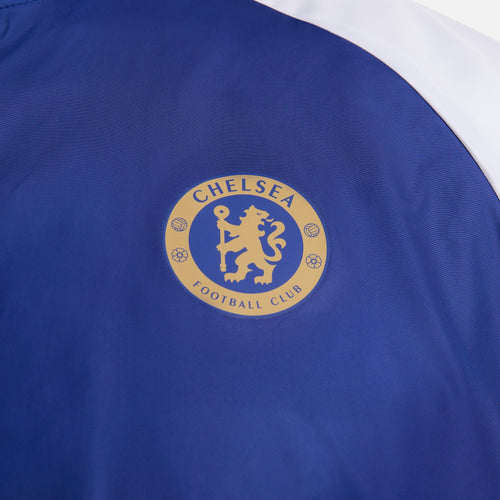Chelsea Windbreaker Jacket - Blue/White/Gold - Footkorner