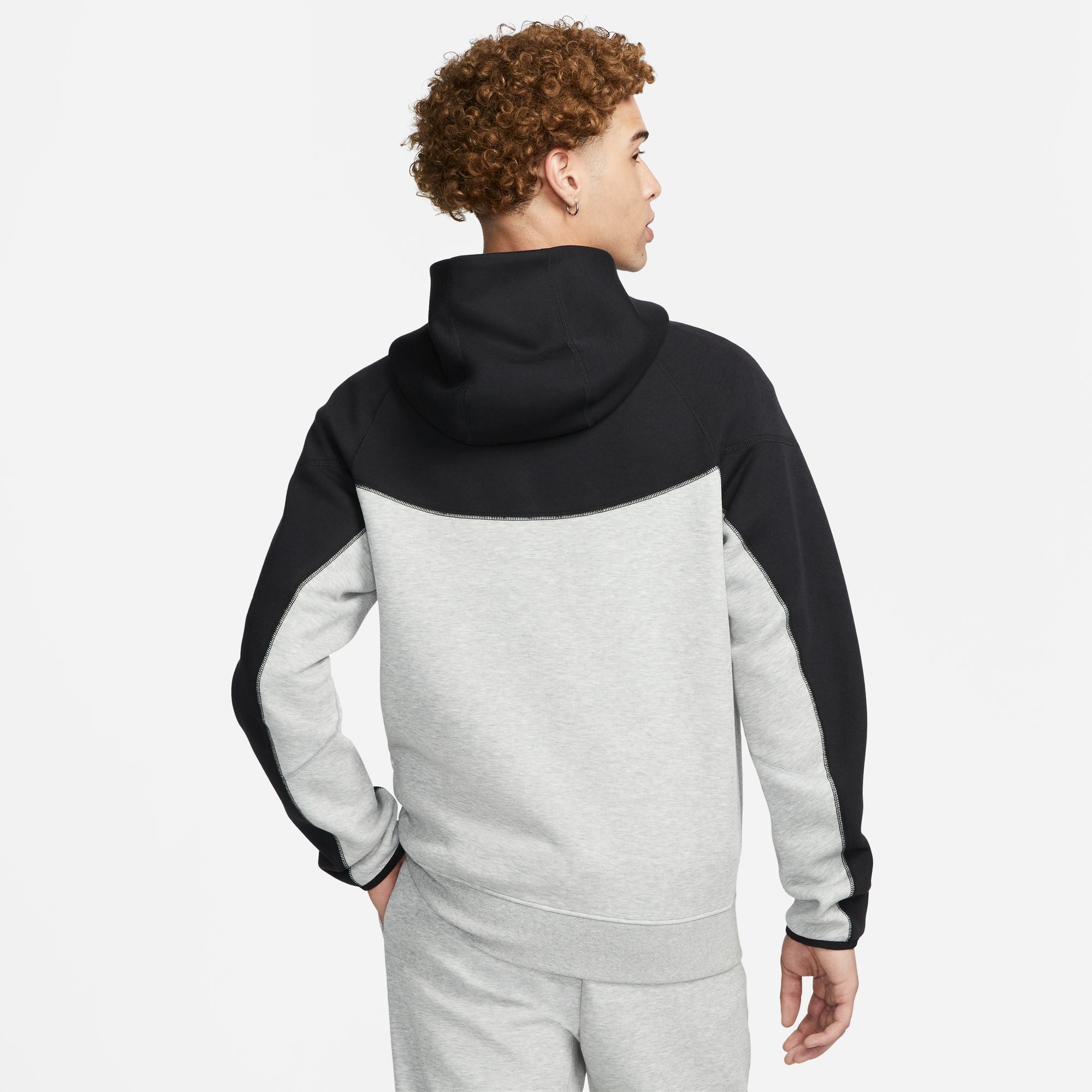 Nike Tech Fleece Windrunner Jacket - Grey/Black