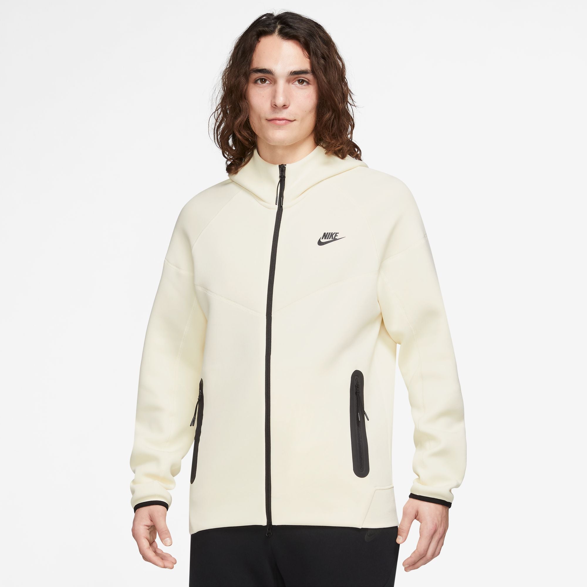 Nike tech fleece windrunner beige shop