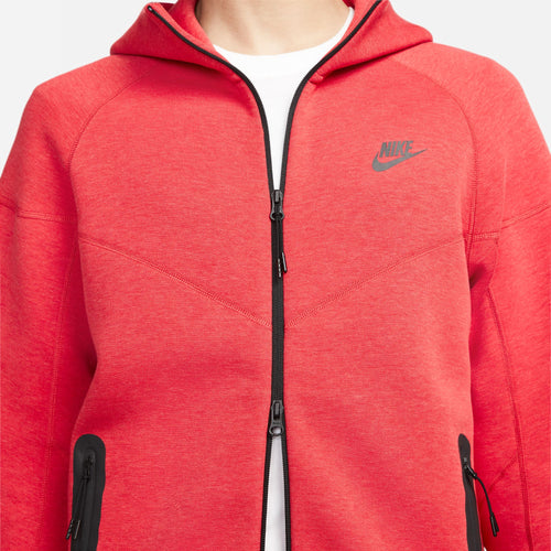 Nike Tech Fleece Windrunner-Weste - Rot - Footkorner