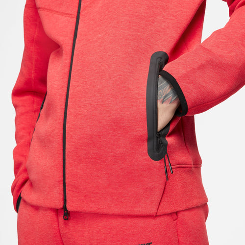 Nike Tech Fleece Windrunner-Weste - Rot - Footkorner