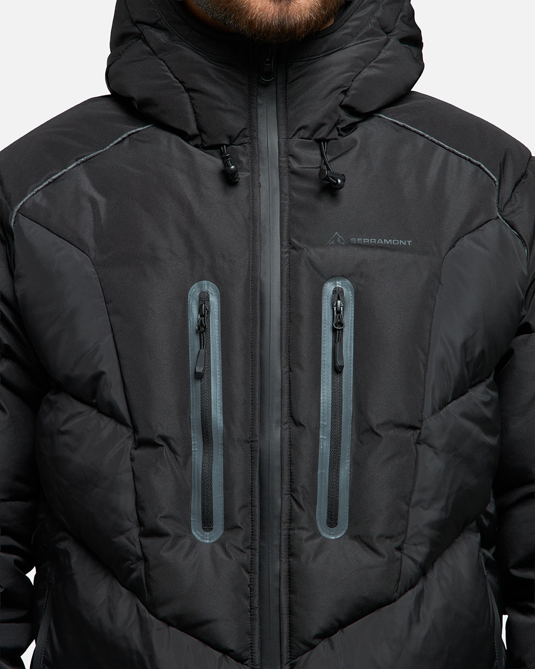 FootkornerDoudoune Serramont Cross Cagoule intégrée - Noir