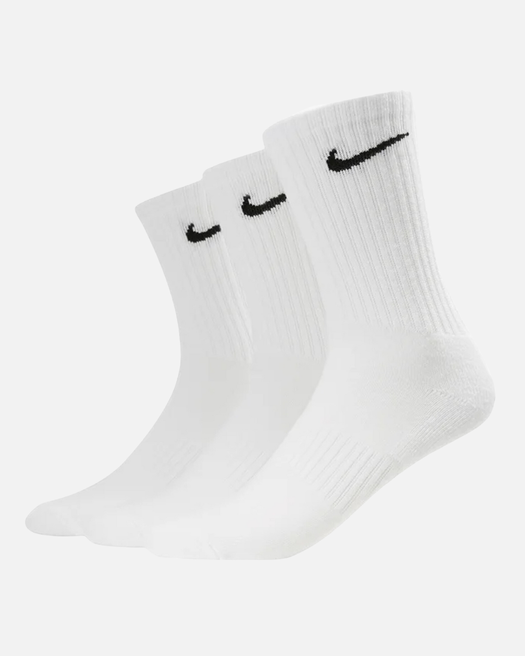 Packen Sie 3 Paar Nike-Socken ein – Weiß