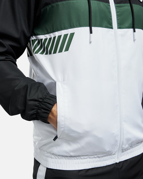 FK Diamond IX Trainingsanzug – Schwarz/Grün/Weiß - Footkorner