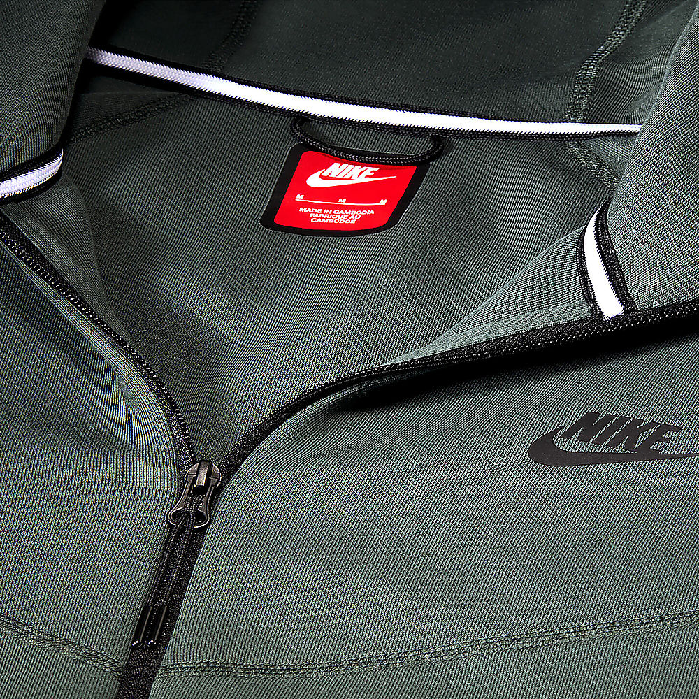 FootkornerSweatshirt Nike Tech Fleece - Vert /Noir