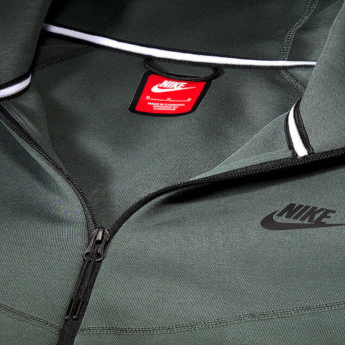 Sweatshirt Nike Tech Fleece - Vert /Noir - Footkorner