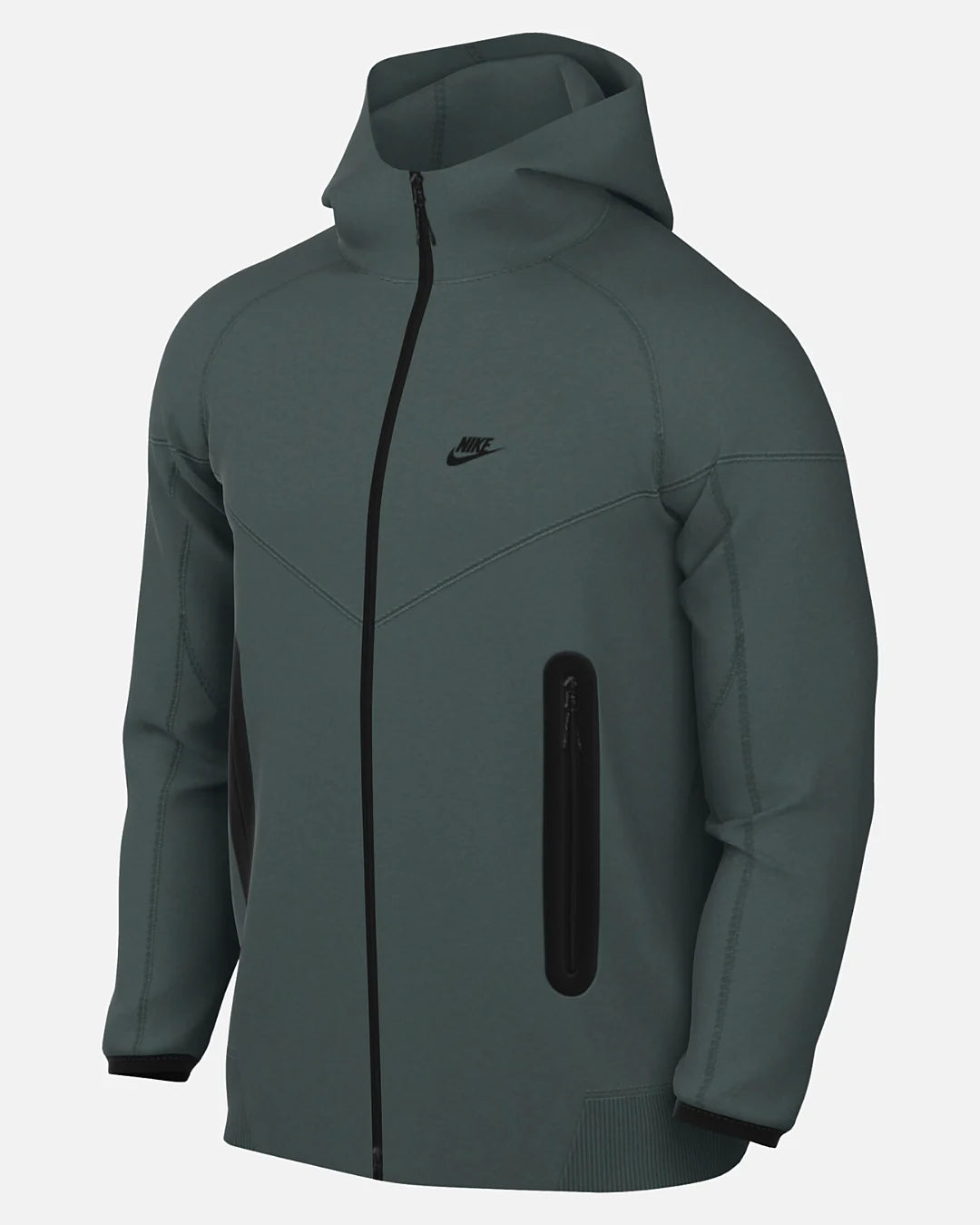 FootkornerSweatshirt Nike Tech Fleece - Vert /Noir