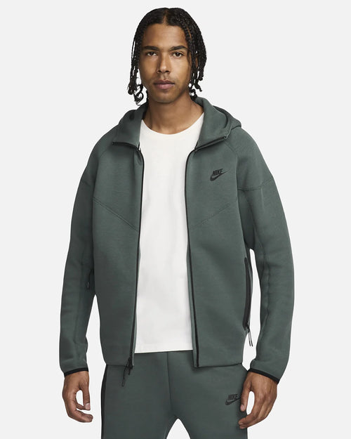 Sweatshirt Nike Tech Fleece - Vert /Noir - Footkorner