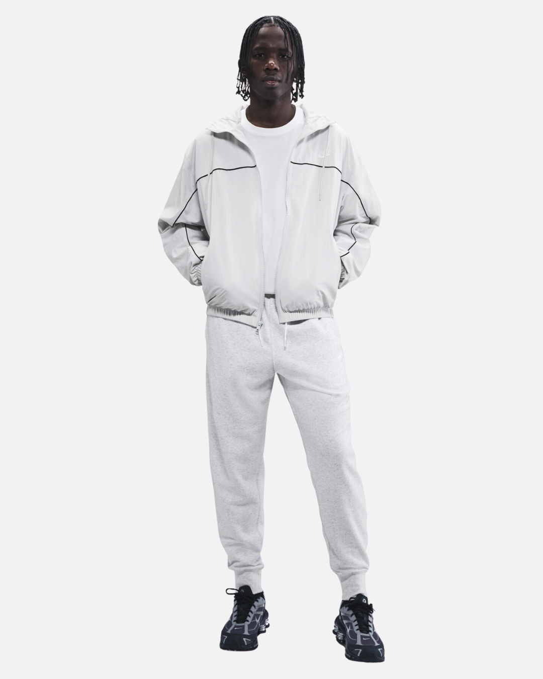 Pantalon molleton Nike club - Blanc
