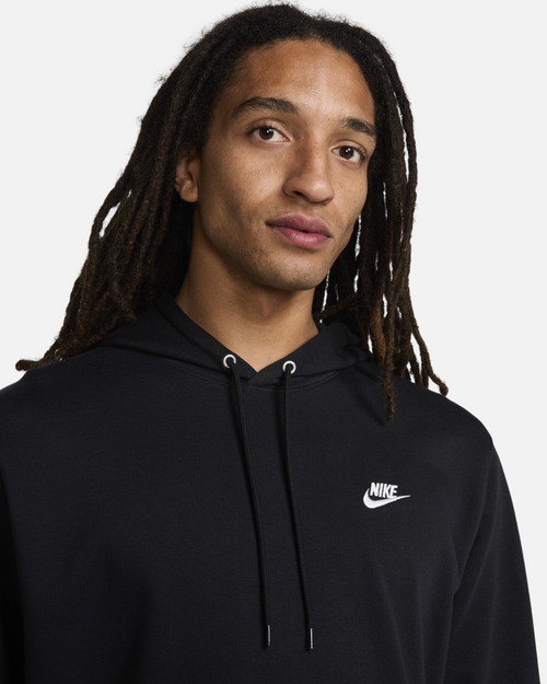 Nike Club Kapuzenpullover - Schwarz - Footkorner