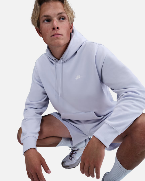 Sweat à capuche Nike Club - Blanc/Ghost - Footkorner