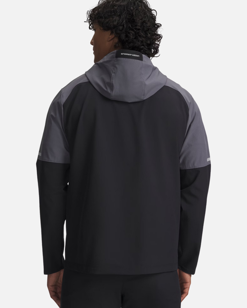Under Armour Laufjacke Tech Utility Gewebe - Schwarz/Grau - Footkorner