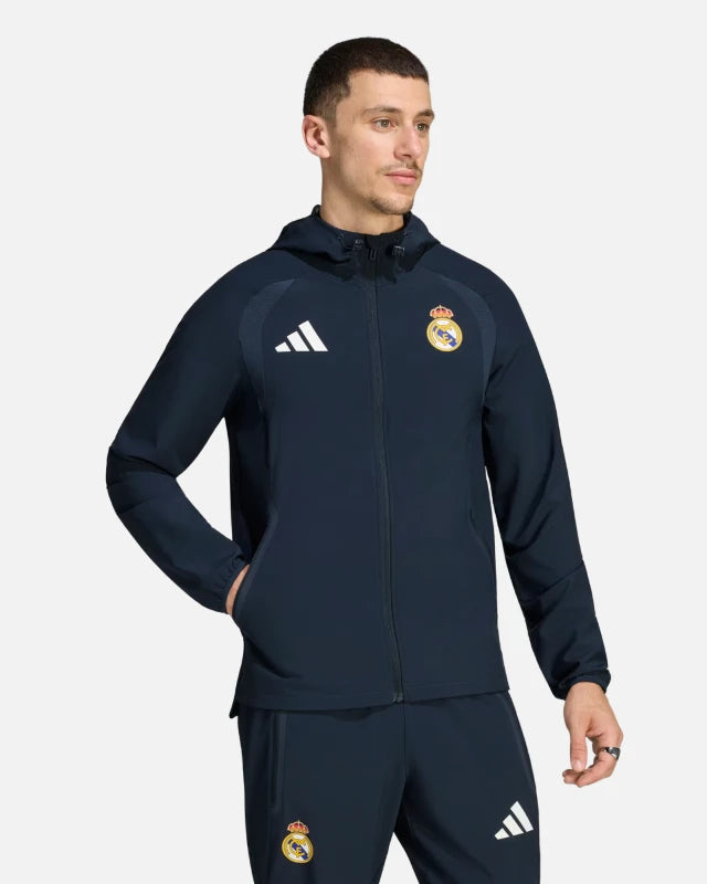 Real Madrid Tiro Travel Jacke 2026/2027 – Blau