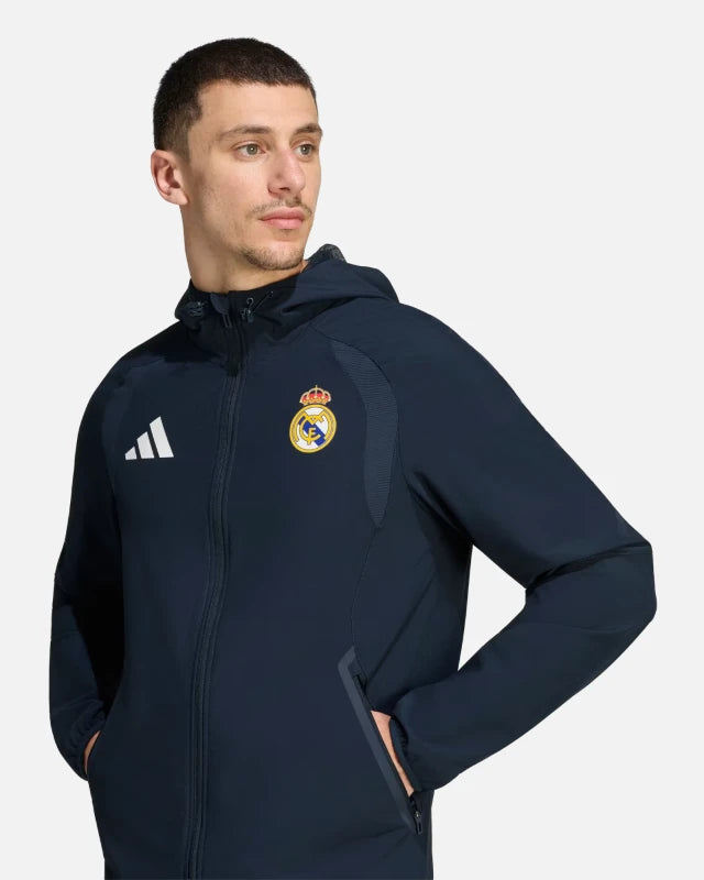 FootkornerVeste Real Madrid Tiro Travel 2026/2027- Bleu